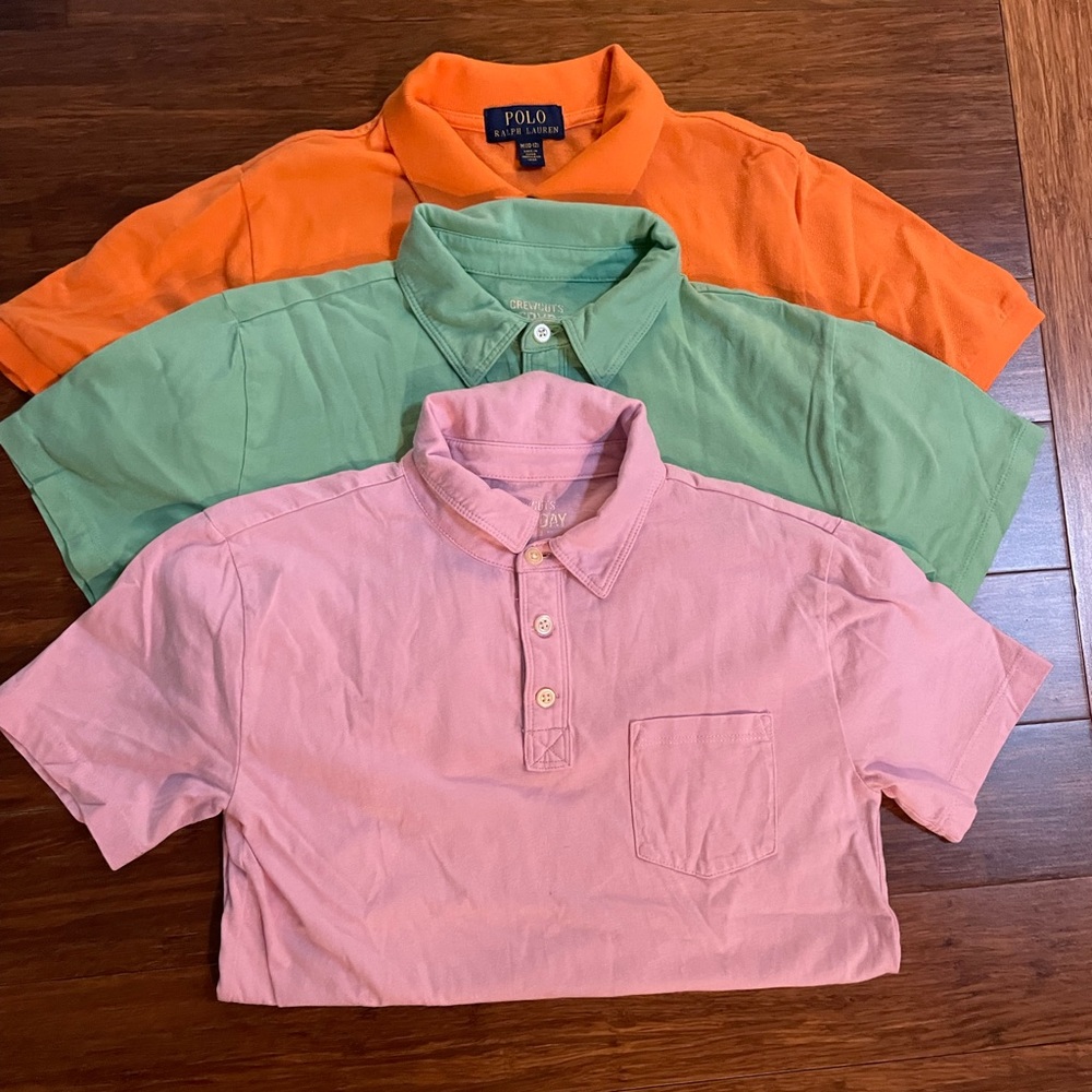 New year ready!  Three boys polos